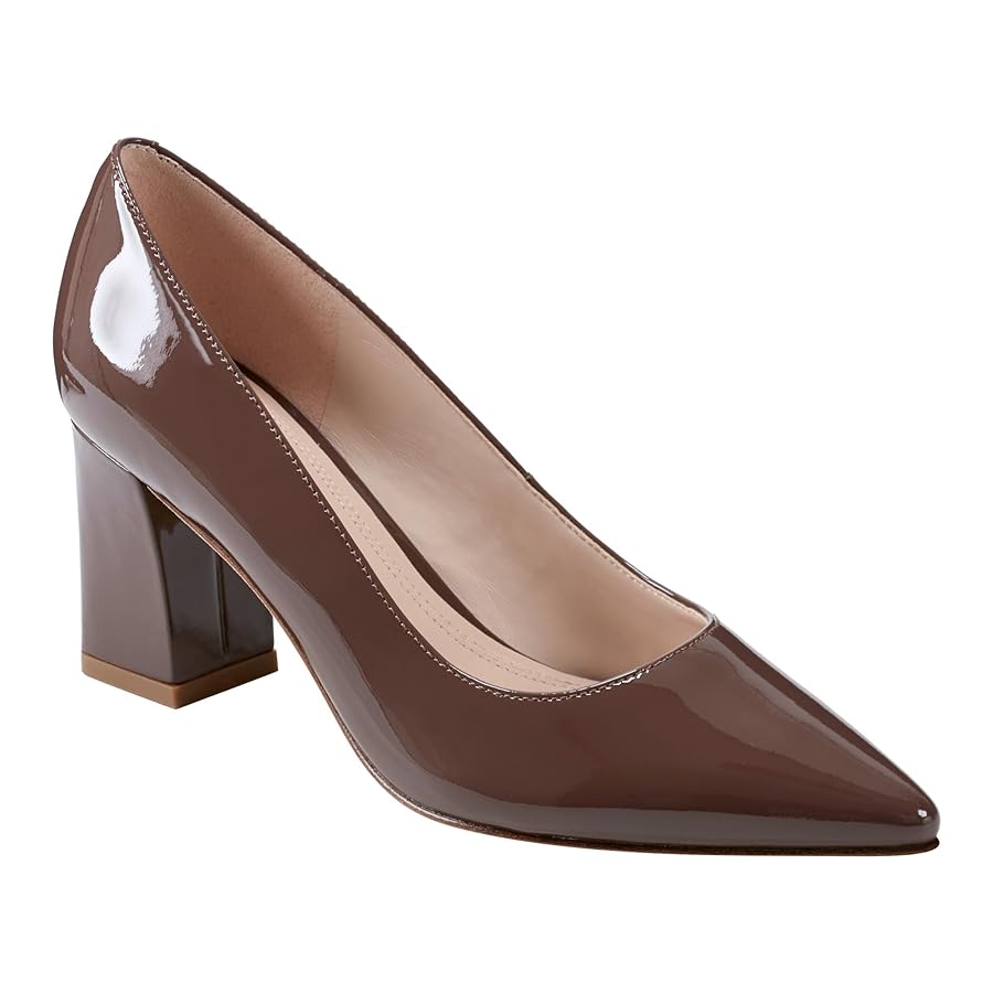 Amazon.com | Marc Fisher LTD Women's Zala Pump, Dark Brown